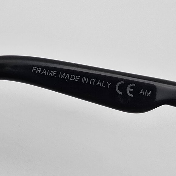 Christian Dior CD3242 807 Gloss Black Cat Eye Eyeglasses Frame w Case Italy 52mm - Picture 11 of 16